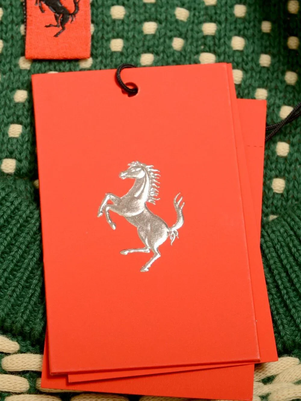 Scuderia Ferrari Men's Heavy Knitted Pullover Sweater US M IT 50